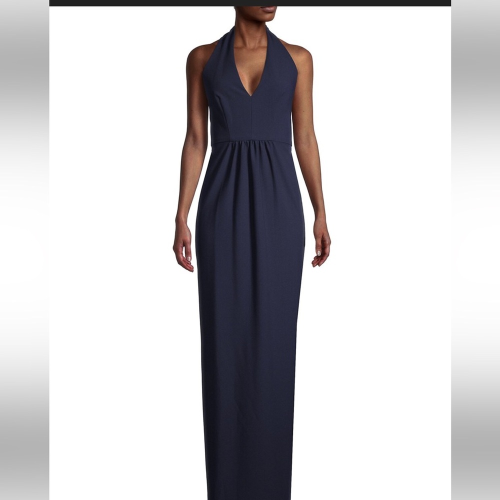 Black Halo navy blue evening/black tie dress. Size 8